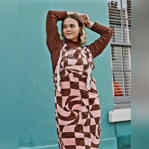 LUCY & YAK Danni Dress: ORGANIC COURDUROY in "Margot" UK30/US26